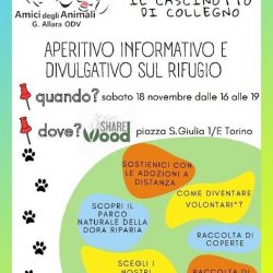 Aperitivo per gli ospiti del Cascinotto! Vi aspettiamo sabato 18 novembre!