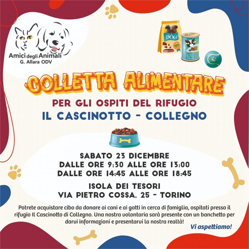 Colletta alimentare sabato 23 dicembre. Vi aspettiamo!