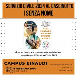 Presentazione progetto “I senza nome” all’incontro Servizio Civile 2024