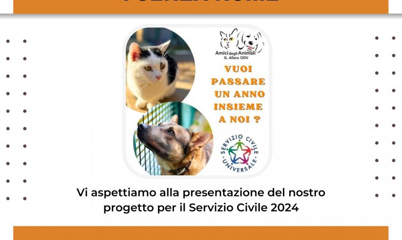 Presentazione progetto “I senza nome” all’incontro Servizio Civile 2024