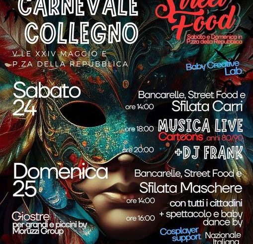 Il Carnevale di Collegno è alle Porte! Vi aspettiamo!