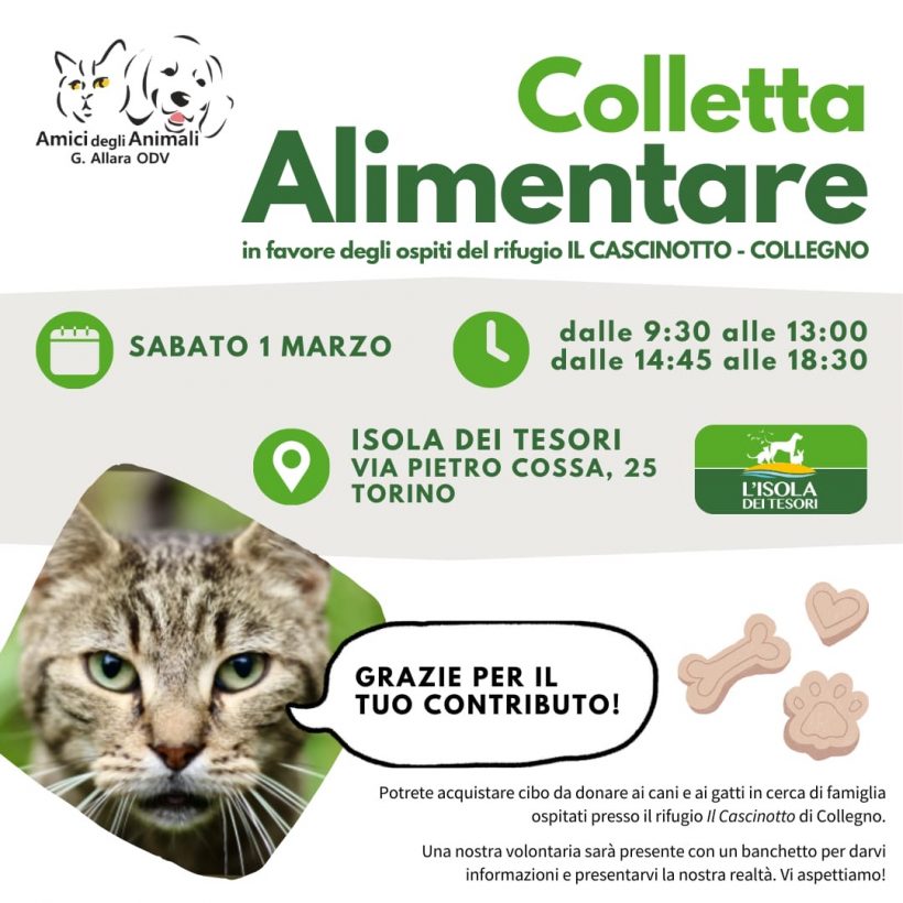 Colletta alimentare sabato 1 marzo. Vi aspettiamo!