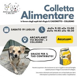 Colletta alimentare sabato 19 luglio. Vi aspettiamo!
