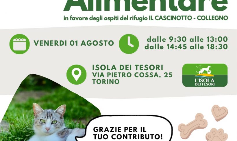Colletta alimentare venerdì 1 agosto. Vi aspettiamo!
