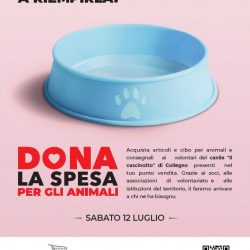 Doppio appuntamento per le nostre collette alimentari sabato 12 luglio!