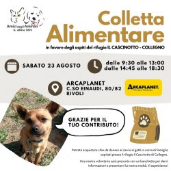 Colletta alimentare sabato 23 agosto. Vi aspettiamo!
