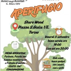 Aperifugio! Venerdì 5 settembre dalle 19.00!