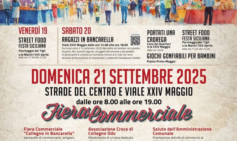 Collegno in Bancarella 21 settembre!