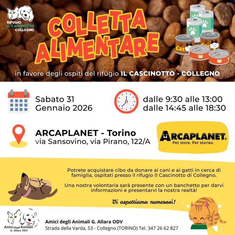 Colletta alimentare sabato 31 gennaio. Vi aspettiamo!