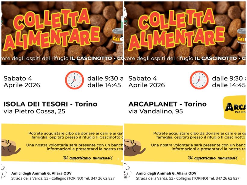 Doppia Colletta alimentare sabato 4 aprile. Vi aspettiamo!