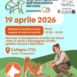 Domenica 19 aprile vi aspettiamo: giornata nazionale dell’educazione del cane