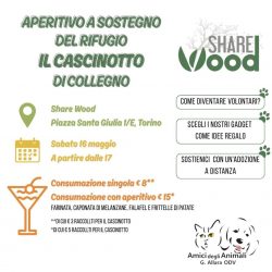Aperitivo a sostegno del Cascinotto. Vi aspettiamo!