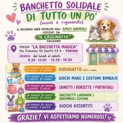 Banchetto solidale, di tutto un po’