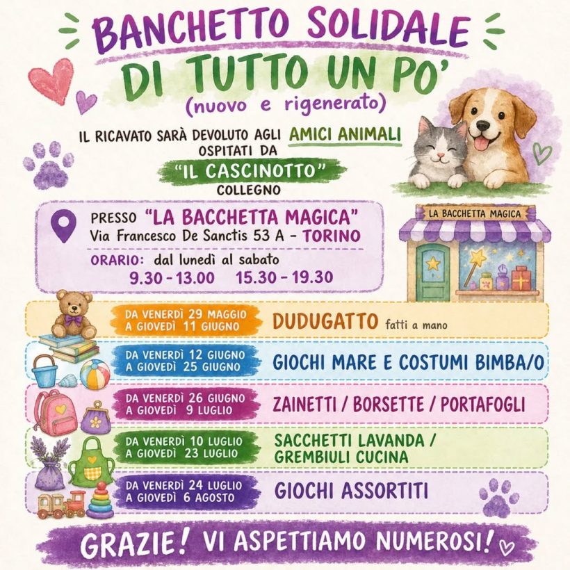Banchetto solidale, di tutto un po’ Banchetto solidale, di tutto un po’